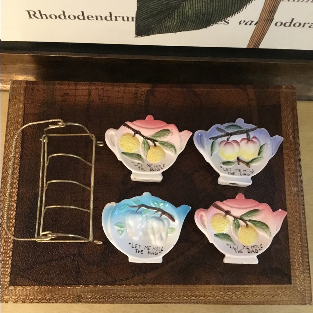 VTG TEA BAG HOLDERS